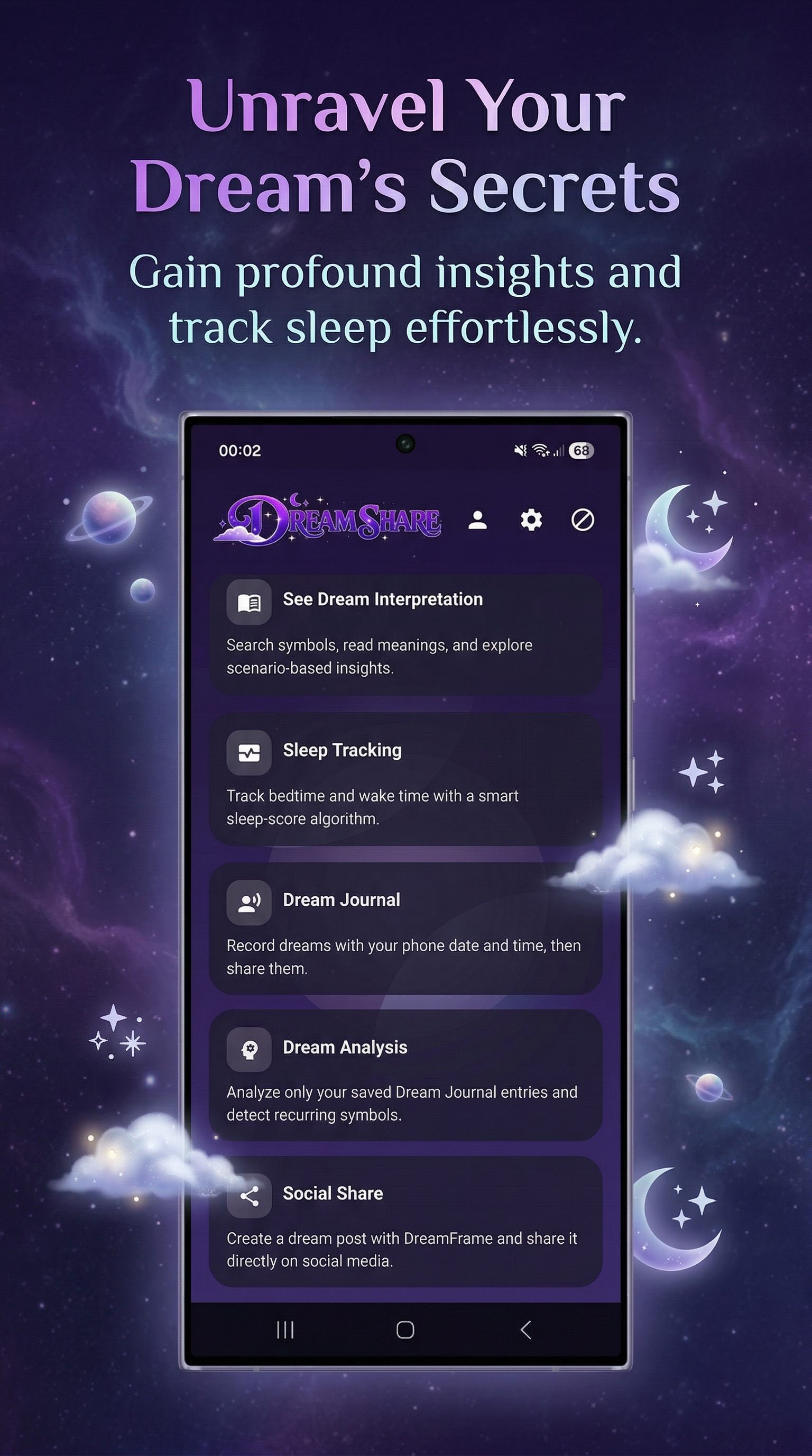 Dreamshare screen 1